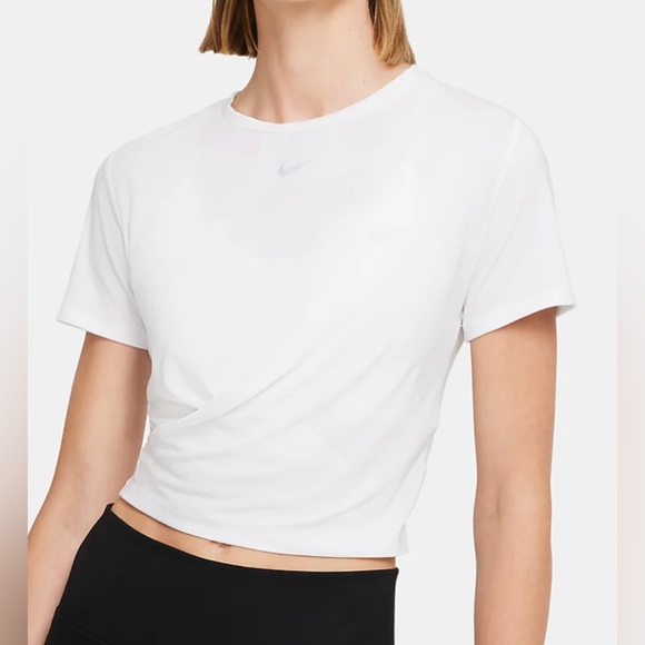 Nike Women's Dri-FIT One Luxe Twist Short Sleeve Shirt - Picture 1 of 5